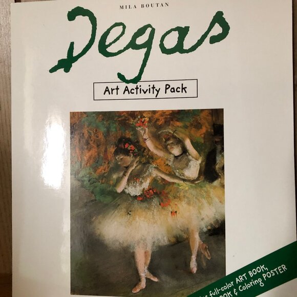 2 Art Activity Books Monet and Degas. New! - Picture 1 of 4